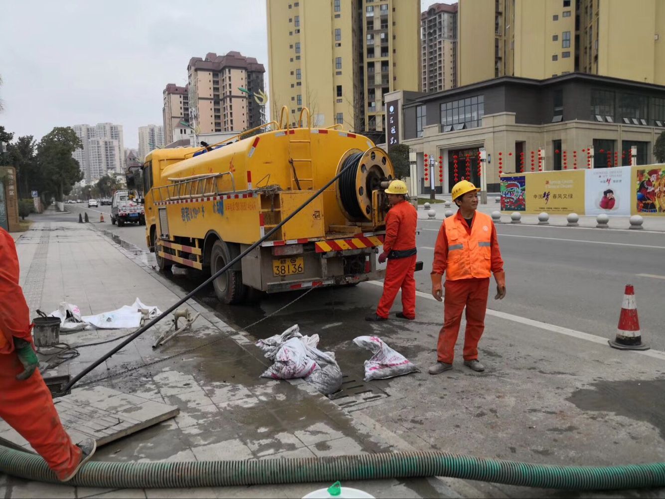 凤县排污管道清淤-管道清洗